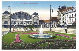 Basel - Stadt - Bundesbahnhof - Hôtel Jura  Kronenhalle 1913