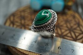 Malachit     ring Grösse  Variabel     (Räumung!)