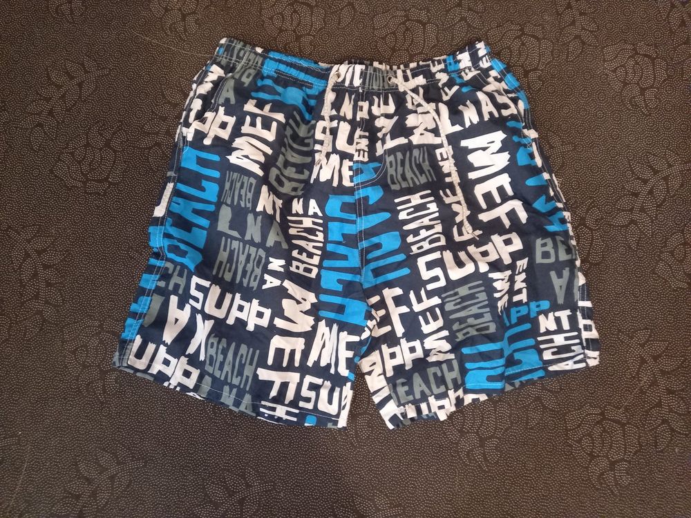 Short de bain en maille reliefée - Rouge - Homme - 8.00