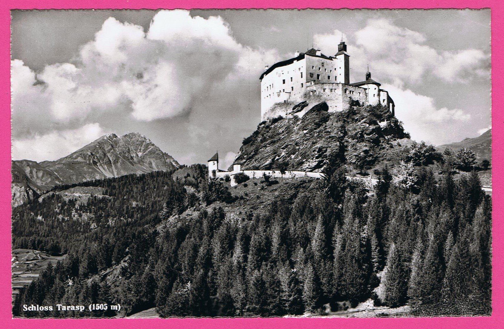 Cartoline postali: Schloss Tarasp 1505m – Usato da Einsiedeln venduto da dillie