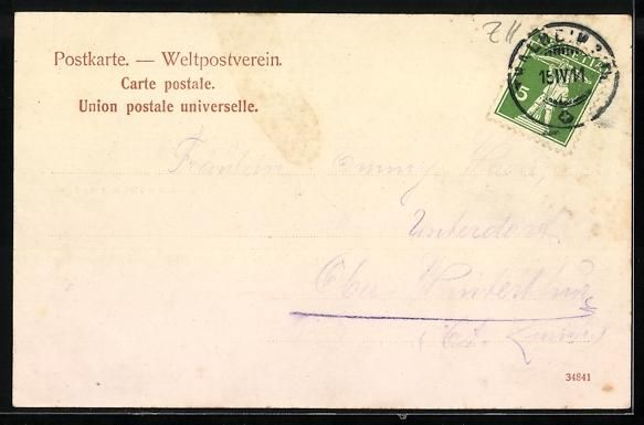Ansichtskarten: Thalheim /ZH, Restaurant zum Thurthal, E – Gebraucht aus Berlin von bartko-reher 1