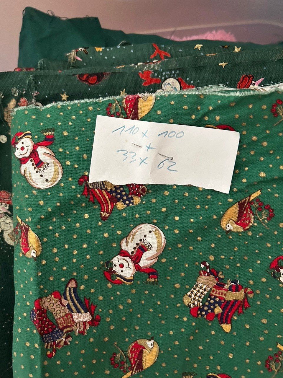 Stoffe: Weihnachtsstoff zum basteln – Neu (gemäss Beschreibung) aus Au SG von Nadel04 1