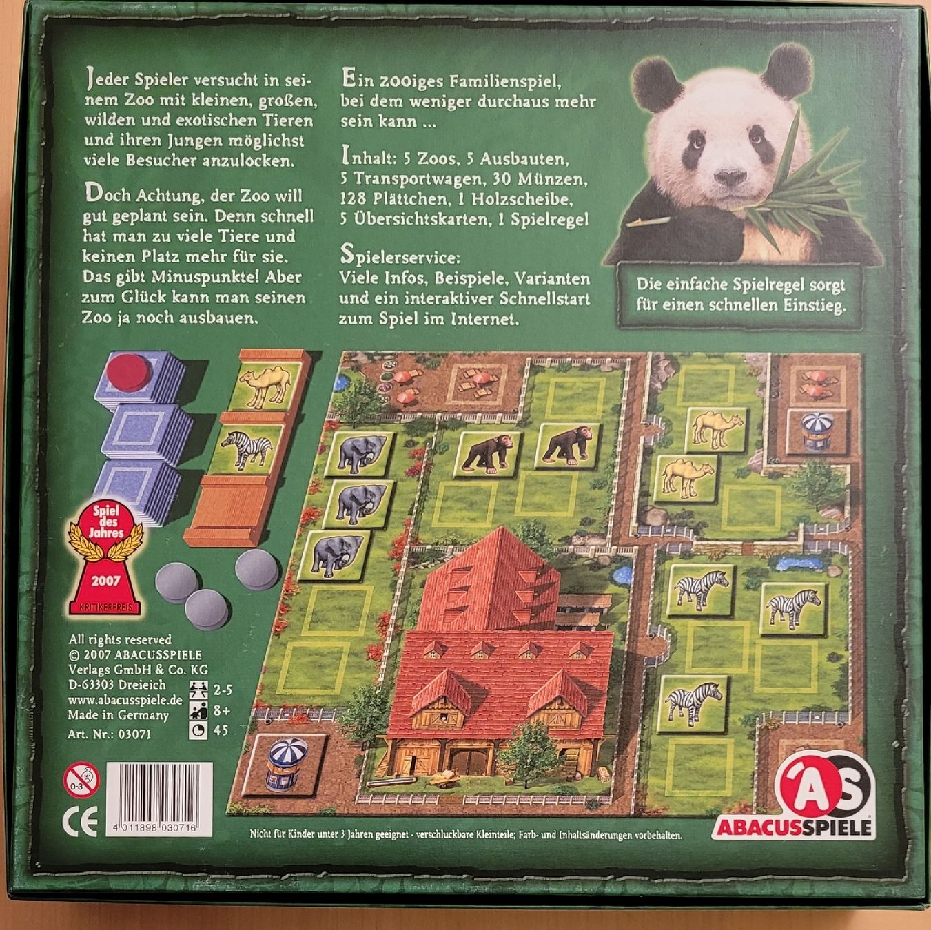 Giochi: Zooloretto + Aquaretto + Erweiterung - Brettspiel – Nuovo (secondo la descrizione) da Madiswil venduto da Laubfleck 1