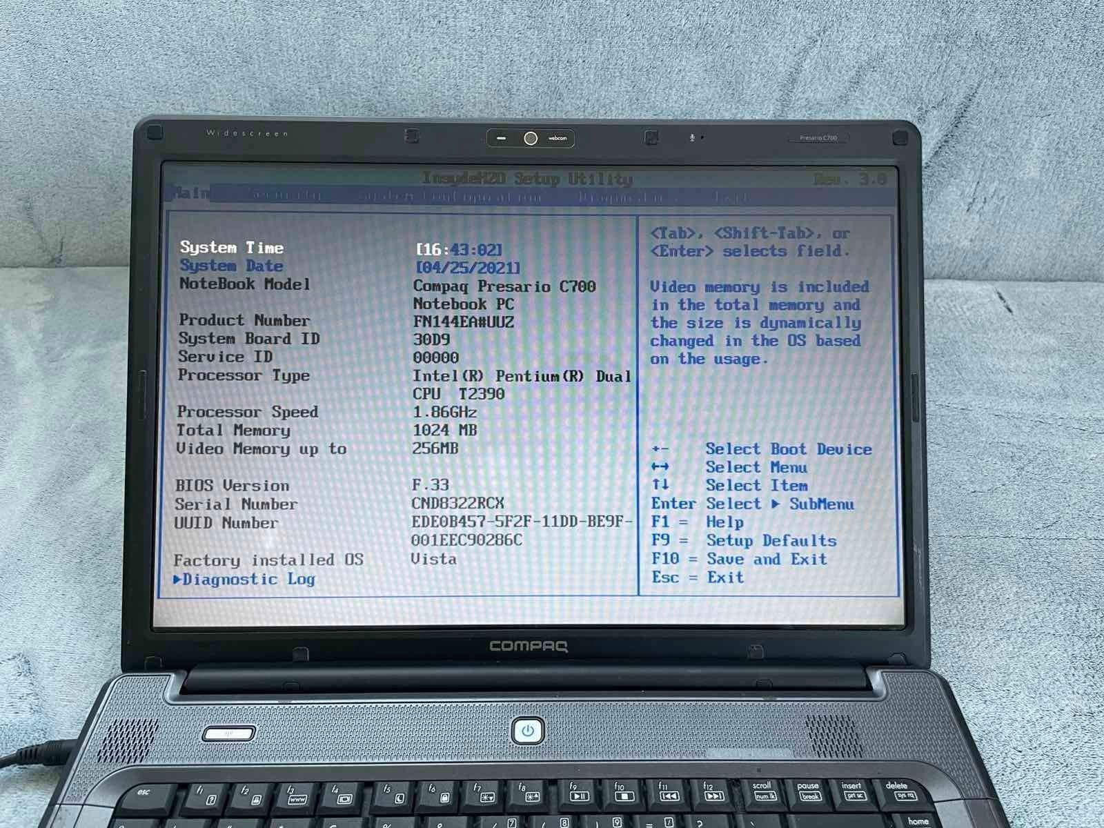 Notebook: HP Presario C700 Notebook – Difettoso da MAGDEN venduto da GoldenEagle2020 1