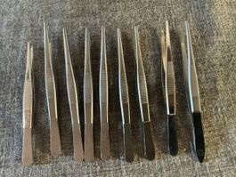 Pinzetten Set Metall 9 Stk 