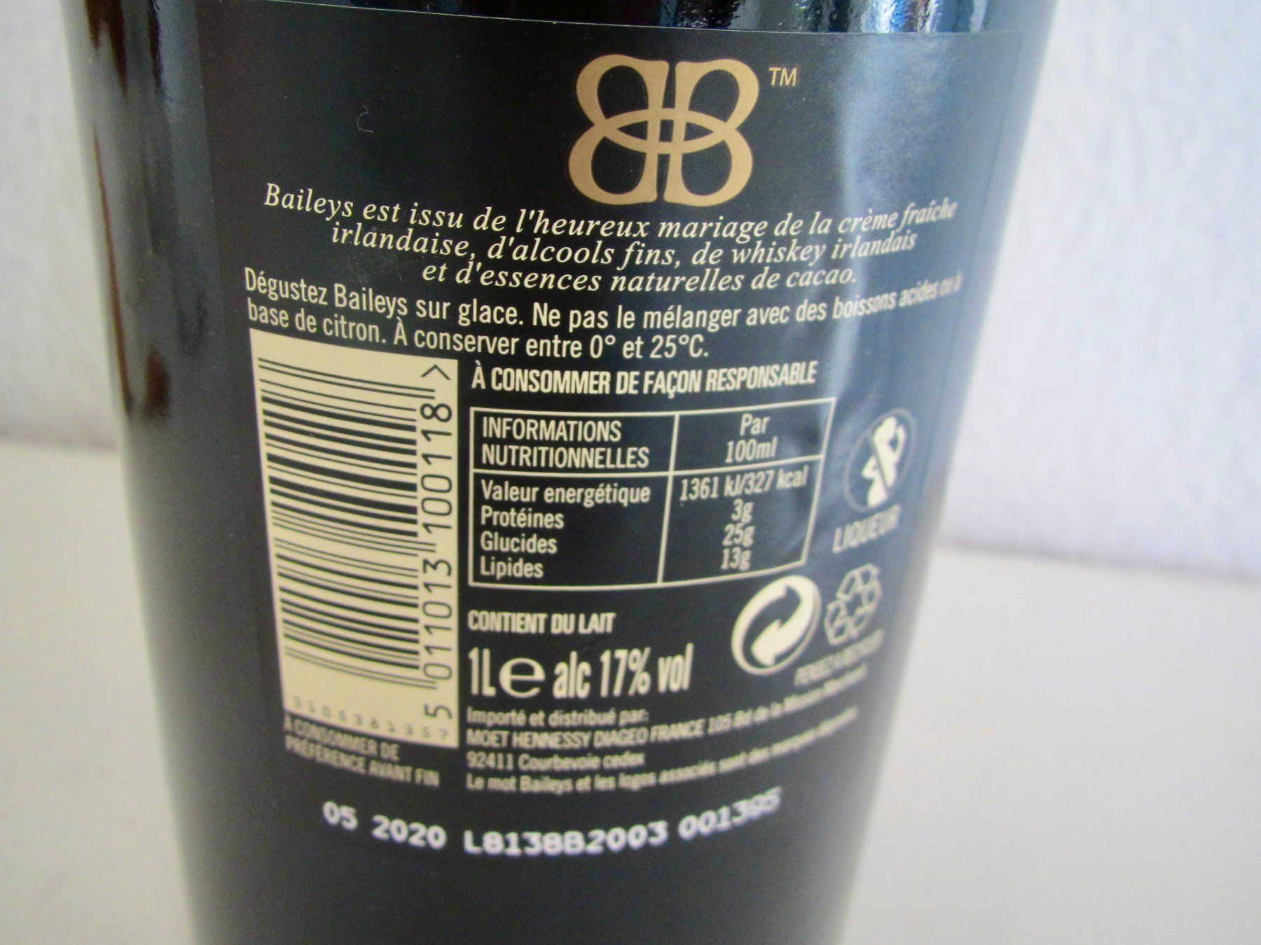 Spirituosen: LIKEUR BAILEYS 1 L – Neu (gemäss Beschreibung) aus Murten von Selliot 2
