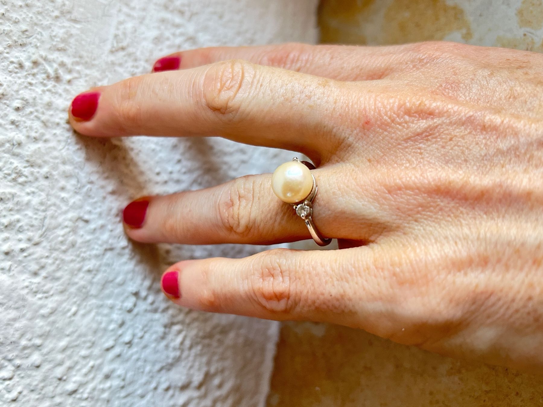 Anelli: Elegante Vintage Perlenring  (55/17.5) – Usato da Laufen venduto da Bellavitaboom 3