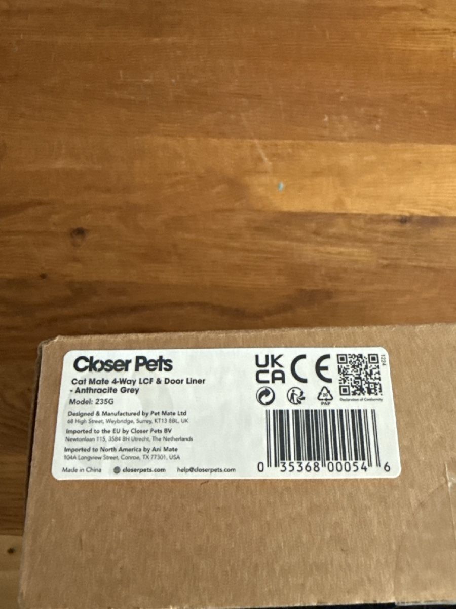 Gattaiole: Closer Pets Katzenklappe Anthrazit Grau neu – Nuovo e nell'imballaggio originale da Therwil venduto da Schneefra1 2