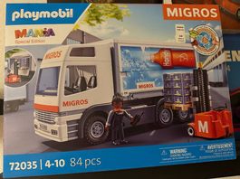 Migros playmobil Lastwagen neu