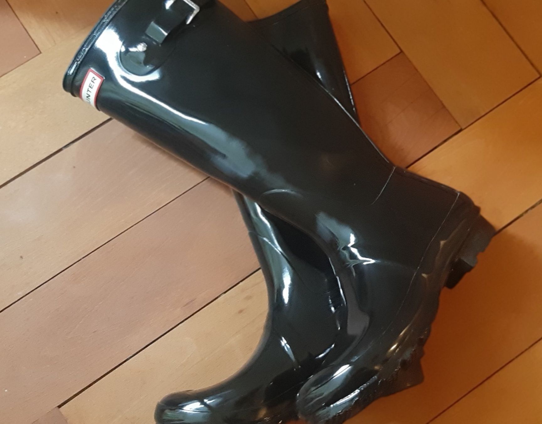 Damenschuhe: NEU! HUNTER Stiefel - schwarz Gr.38 – Neu und originalverpackt aus Zürich von Venecia25 3