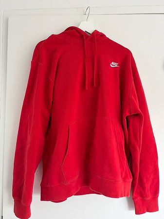 Nike Hoodie Kapuzenpullover rot  Grösse L  guter Zustand