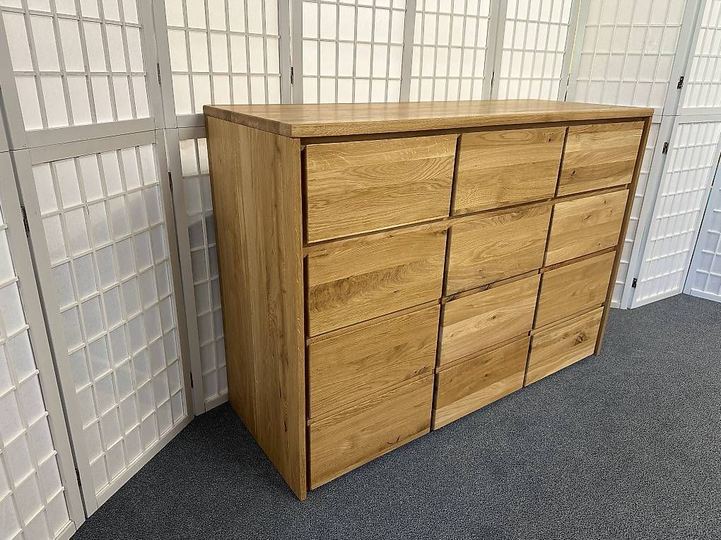 Kommoden: Kommode Sideboard RÖDVIG Wildeiche massiv geölt 130 cm – Neu (gemäss Beschreibung) aus Unterentfelden von moebelrufli 2