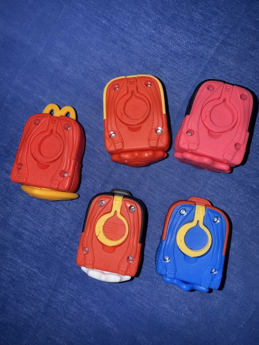 Mc Donald's Spielzeuge: 5 McDonald's Spiderman Rucksäcke Set  – Neu (gemäss Beschreibung) aus arbon von auri4 1