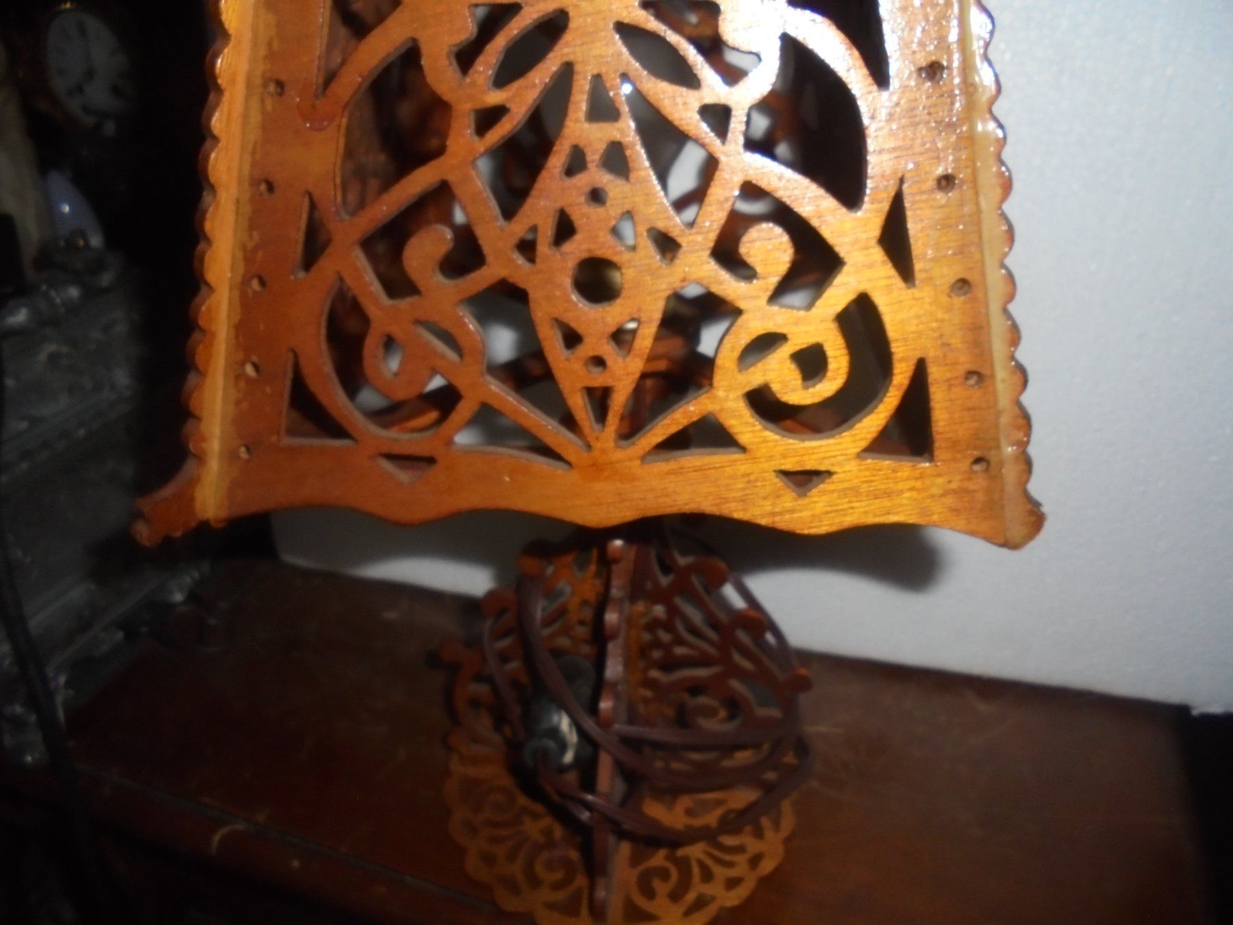 Lampade: Antike Tischlampe von ca. 1940-50 – Usato da Camorino venduto da Hunpete 8