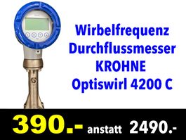 🔴 Durchflussmesser KROHNE Optiswirl 4200 C /123X