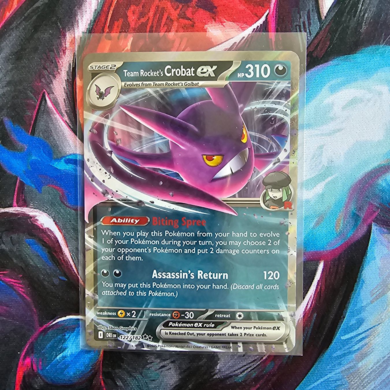 Pokémon Cartes à collectionner: Pokemon Team Rocket's Crobat EX DRI 122/182 ENG – D'occasion à Zofingen par AcoBraco