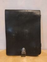 Ancienne pochette à documents en cuir type PTT