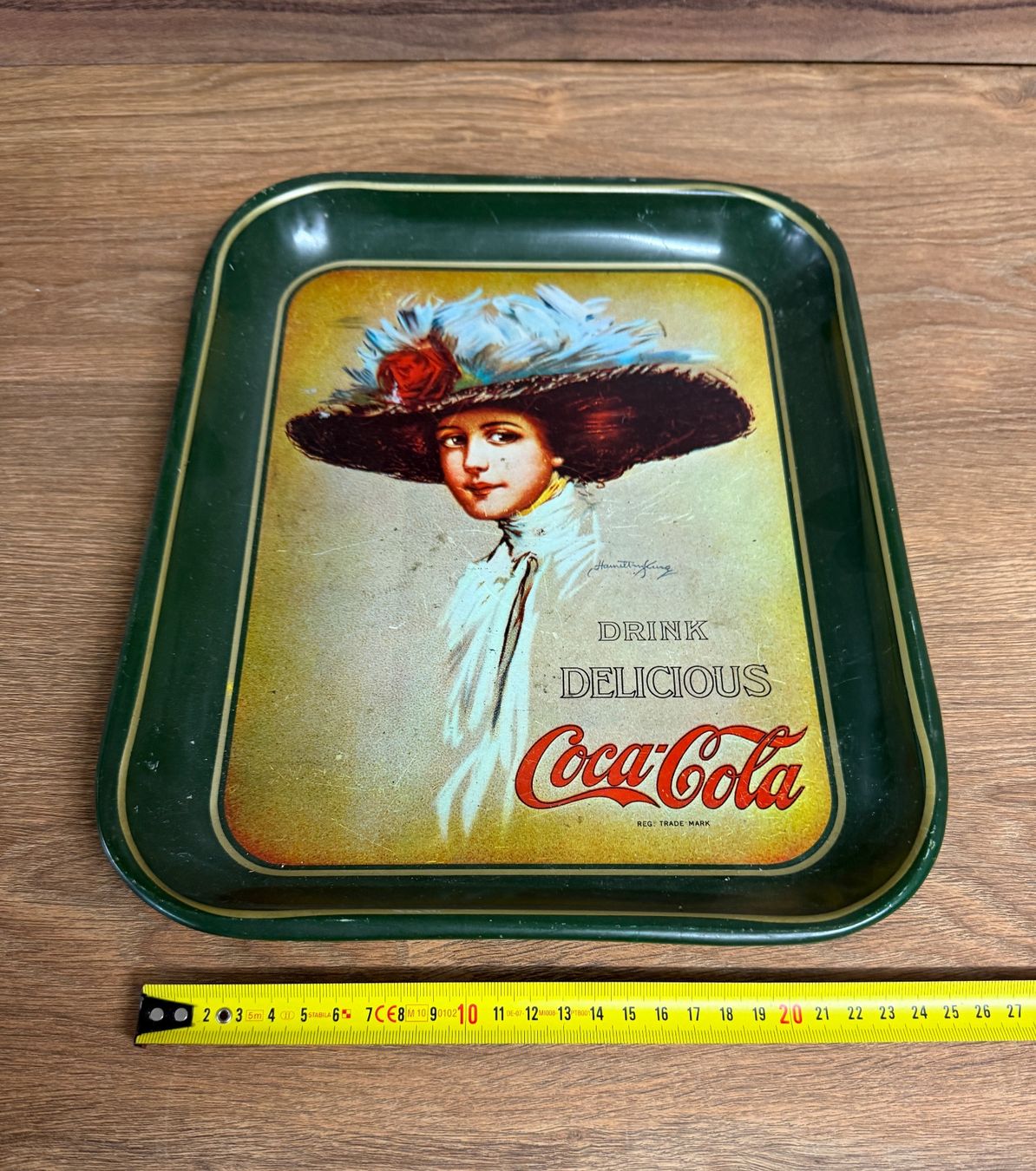 Piatti di portata: Coca-Cola Tablett, Vintage Serviertablett, Blech, Deko – Usato da Nussbaumen AG venduto da olitech5415