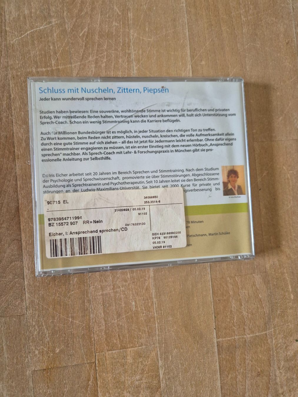 CD: CD: Sprecher-Coaching: Ansprechend Sprechen mit Iris Eicher – Nuovo e nell'imballaggio originale da Liebefeld venduto da 2tehand 1