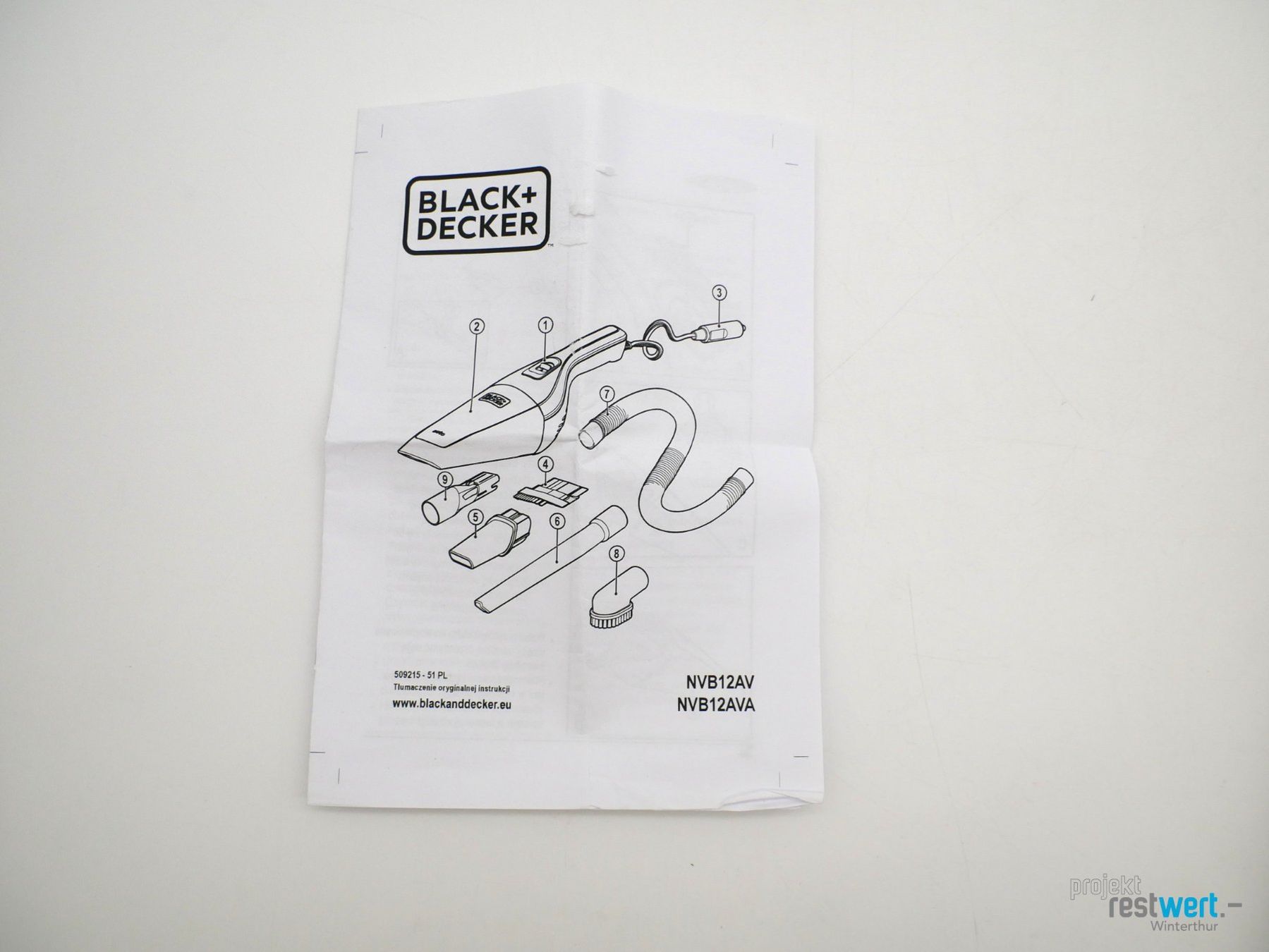 Aspirateurs & Accessoires: BLACK & DECKER Auto Handstaubsauger NVB12AVAXJ – Neuf (Voir description) à Winterthur par Restwert_Winterthur 3