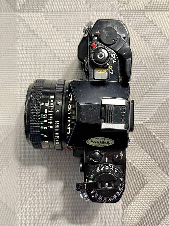 Fotocamera: Canon A-1 e obiettivi – Usato da Paradiso venduto da andrealugano 2