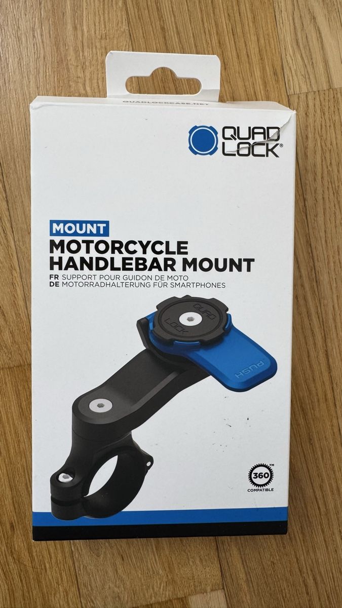 Quad Lock Halterungen: Quad Lock Motorrad Lenkerhalterung inklusive Dämpfer – Neu (gemäss Beschreibung) aus Dornach von Armin_S. 4