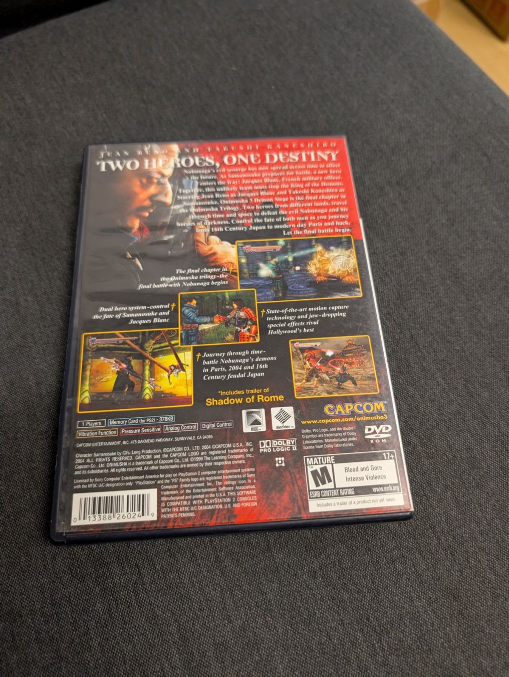 Giochi: Onimusha 3 NTSC/USA Sony playstation 2 – Usato da Giubiasco venduto da Ticinerd 1