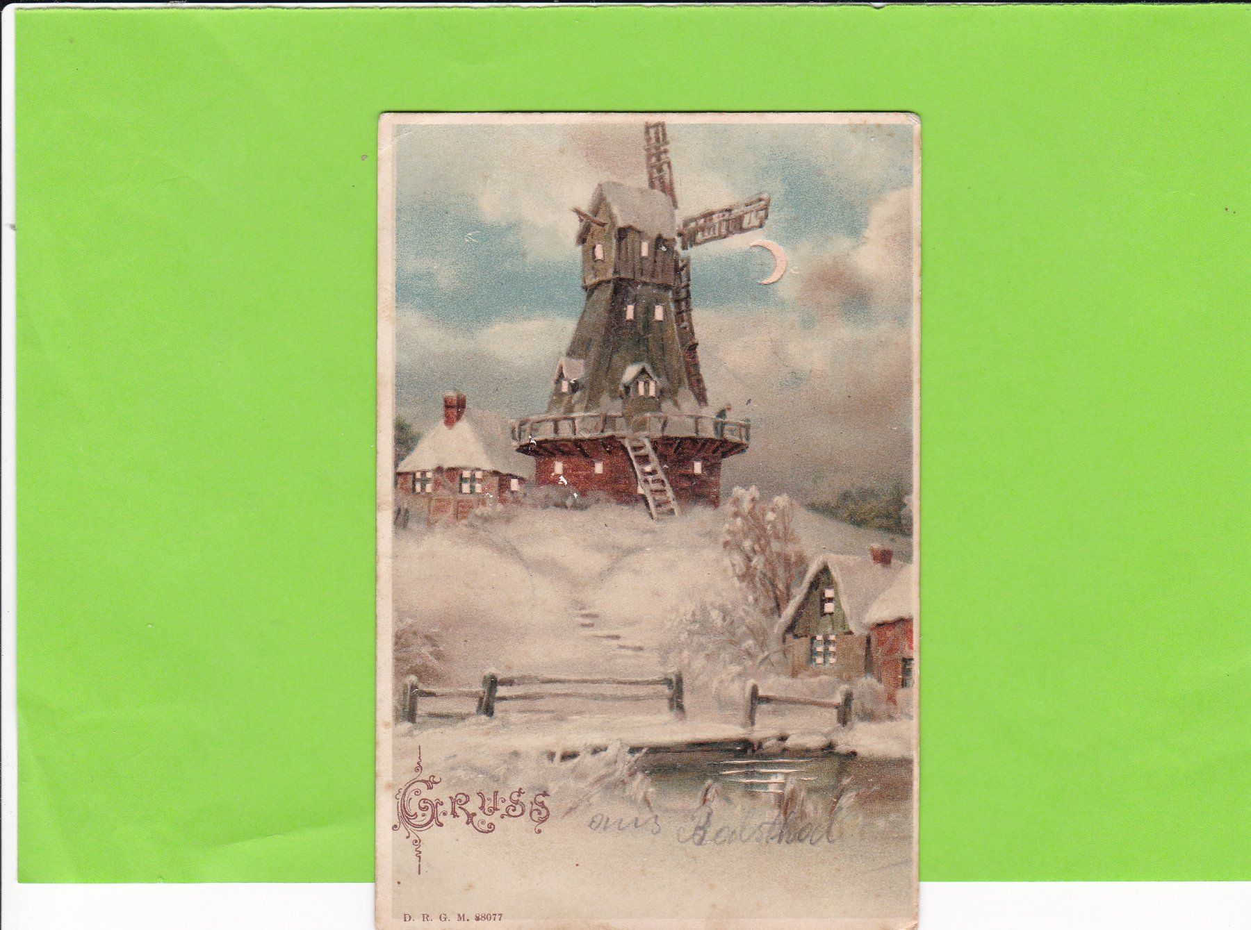 Cartoline postali: Gruss--gesendet ab Bahnpost No. 11 – Usato da St. Peterzell venduto da neckertal