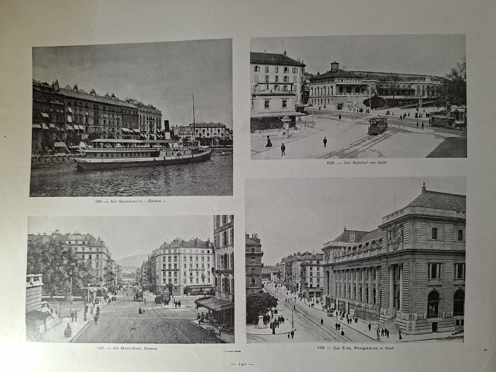 Bücher: Heft  Schweizer Panorama Album, Genf, 1903 – Gebraucht aus Grindelwald von carro5 6