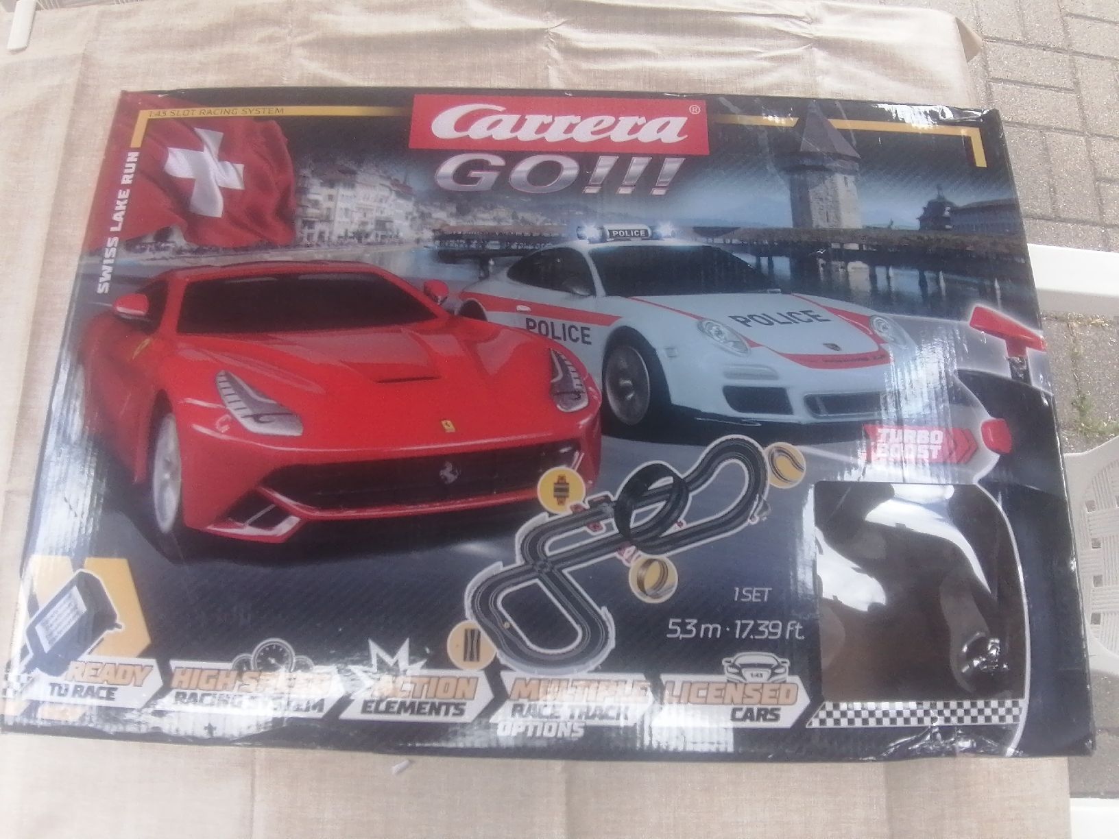 Carrera Piste: Carrera go Swiss lake edition pas complet – Difettoso da Icogne venduto da Molfo
