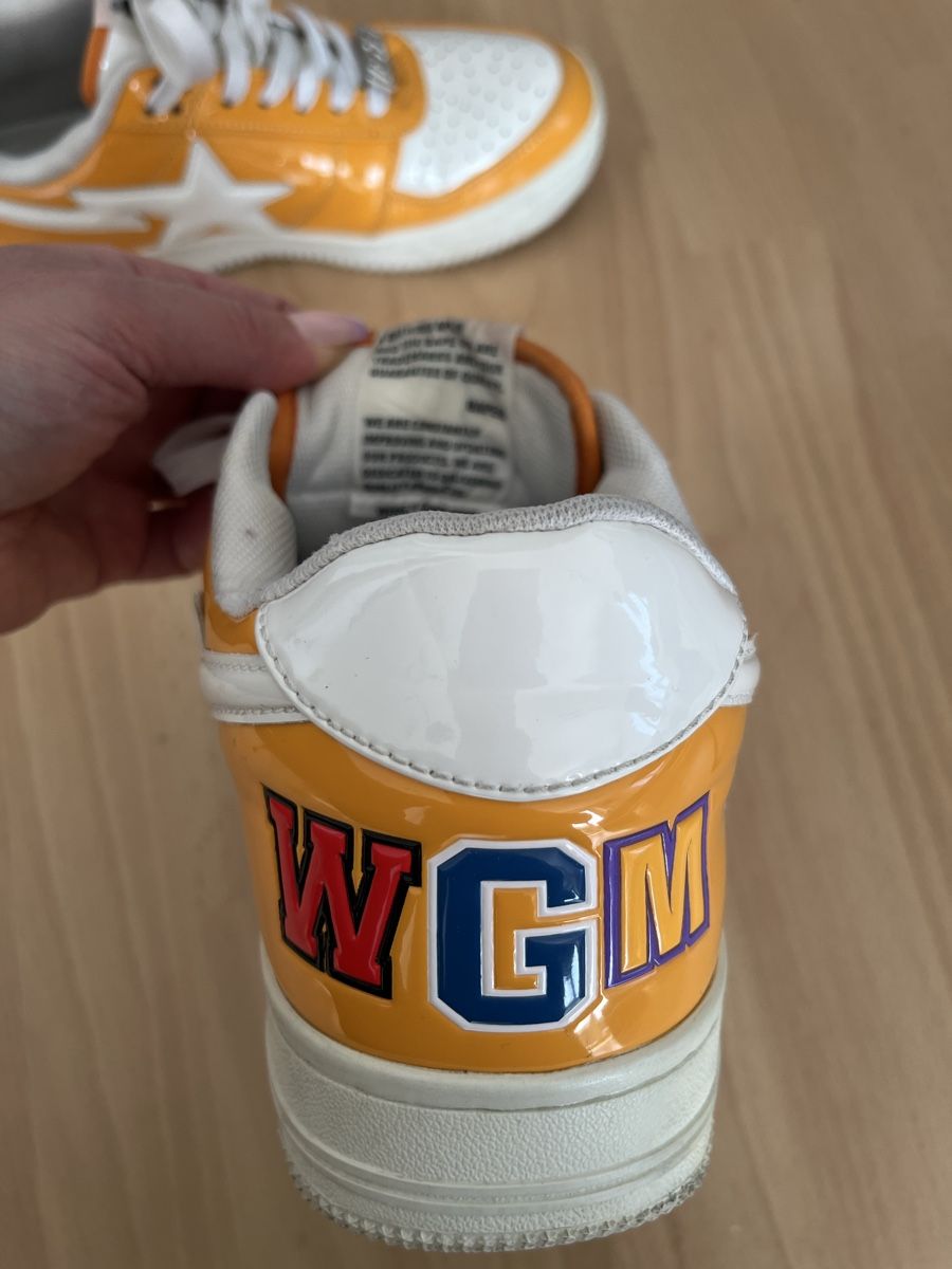 Bape Scarpe da uomo: Baskets BAPE STA orange et blanches - Taille 42 comme neuf – Usato da Vufflens-la-Ville venduto da lor_m7td 2
