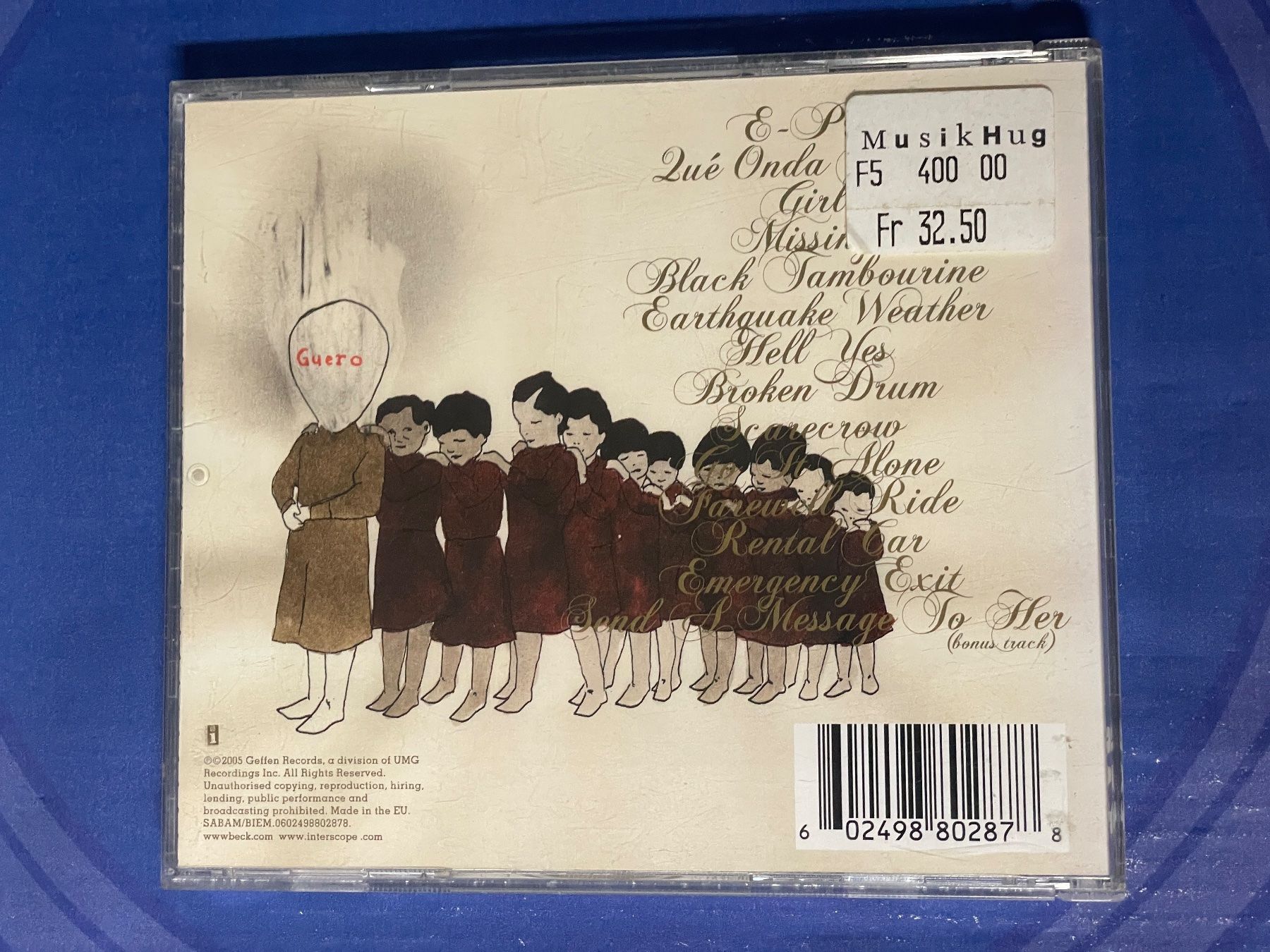 CD: Beck – Usato da Muri b. Bern venduto da AdidasCollector 1