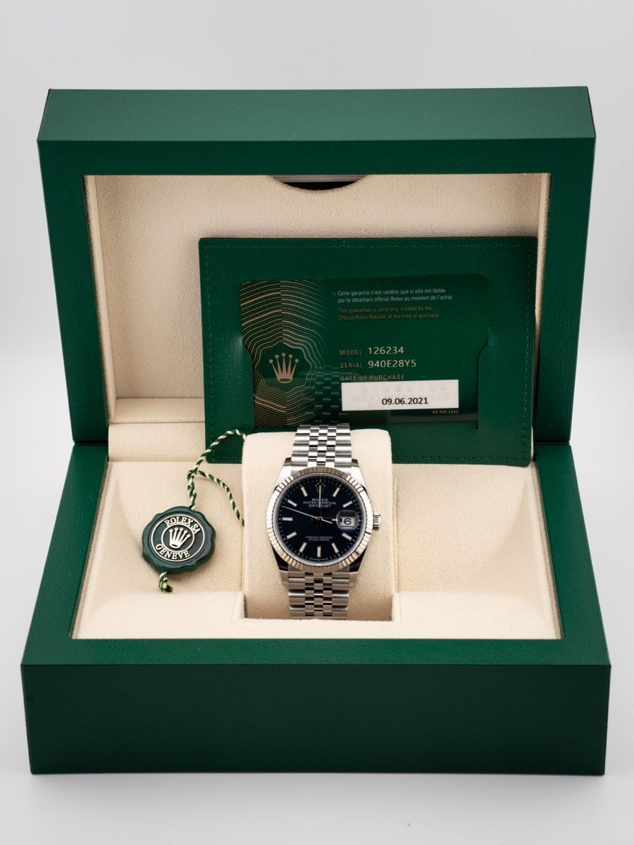 Rolex Orologi: Rolex Datejust 36mm Blau 126234 – Usato da Zürich venduto da Timely_Deals 6