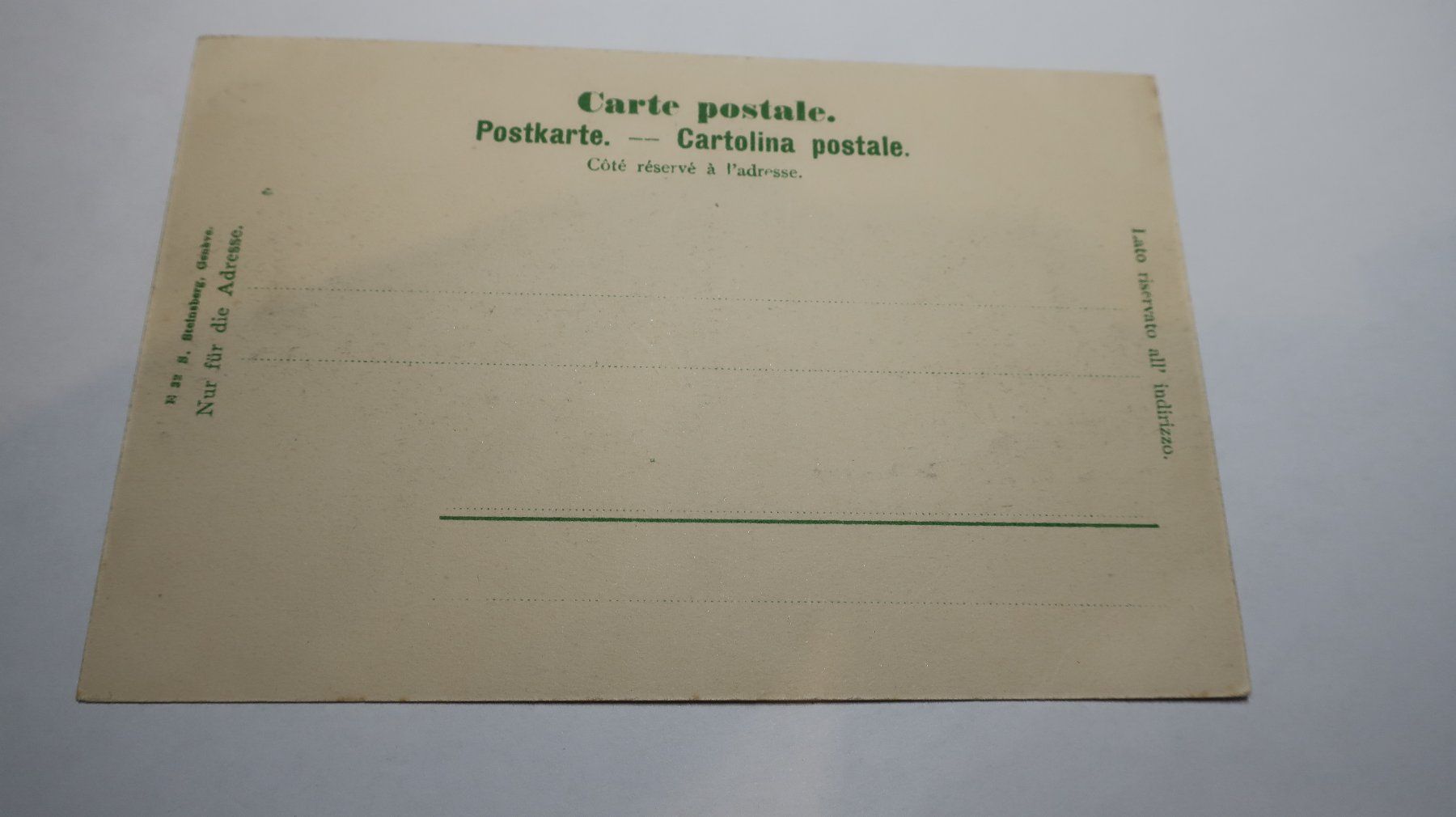 Ansichtskarten: Genève Ile Rousseau – Gebraucht aus Cormoret von Pascalll2001 3