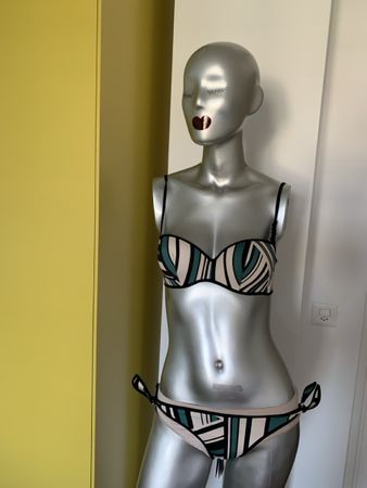 ANDRES SARDA: OVP/elegant gemusterter Bikini, 36, NP 288.-