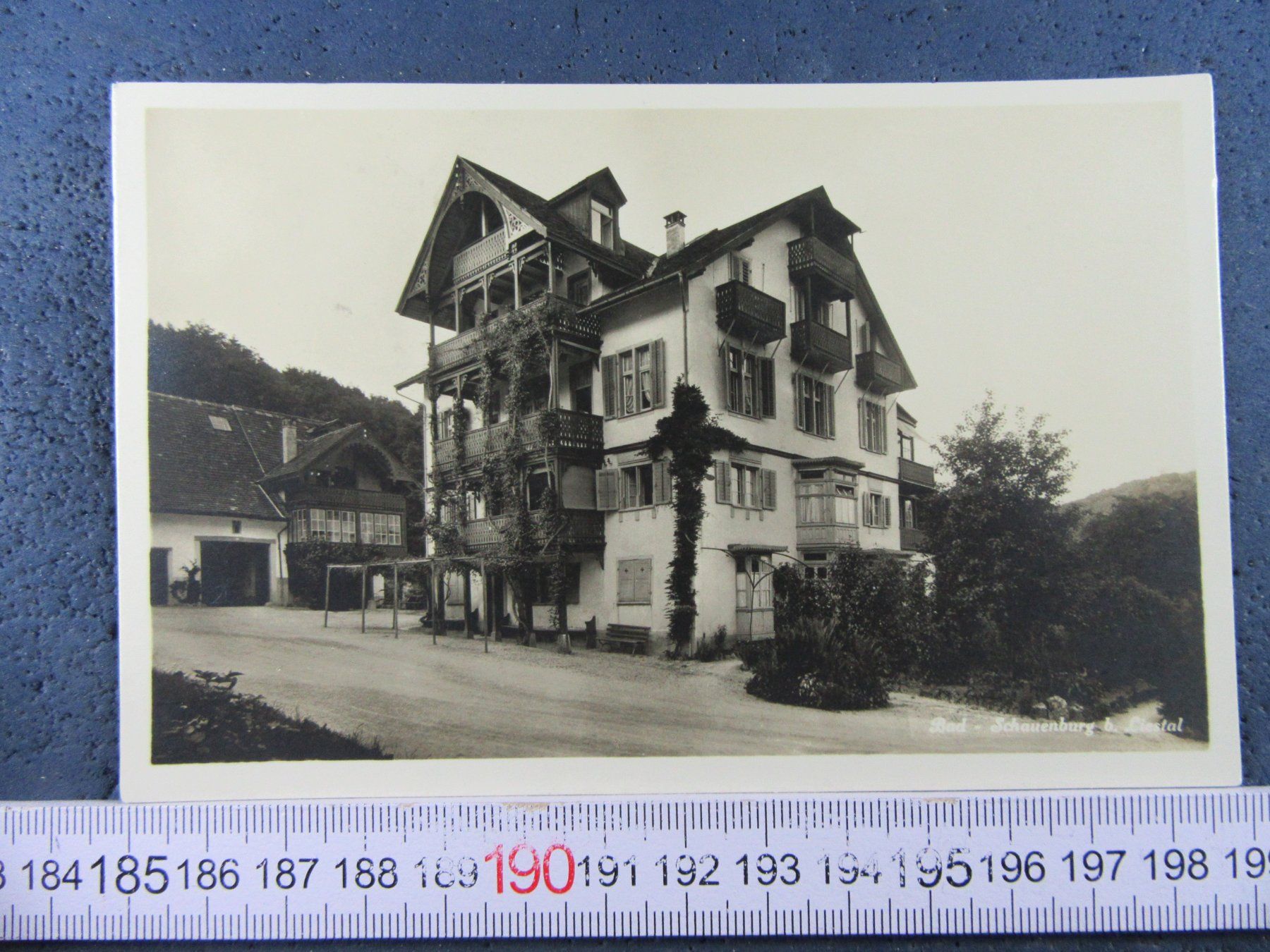 Cartoline postali: BAD SCHAUENBURG BEI LIESTAL 1929 BL-AK – Usato da Ettingen venduto da Hausi4711