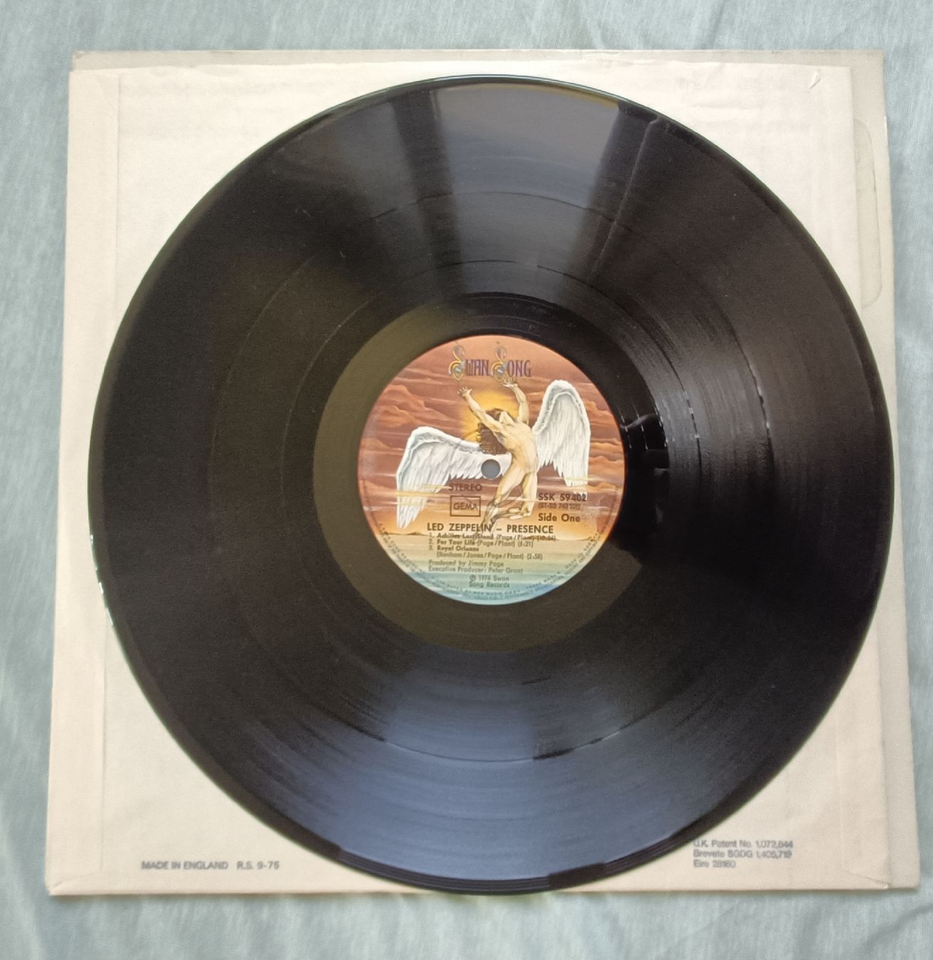 Vinyles: LED ZEPPELIN - Presence LP – D'occasion à Luzern par cryptonic79 3