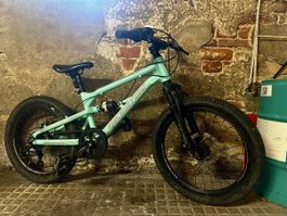 Kindervelo, FULLY, 20 Zoll Mountainbike, türkis