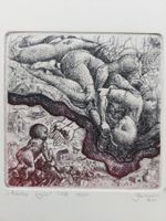 Exlibris Joanna Budzynska - Original Radierung signiert