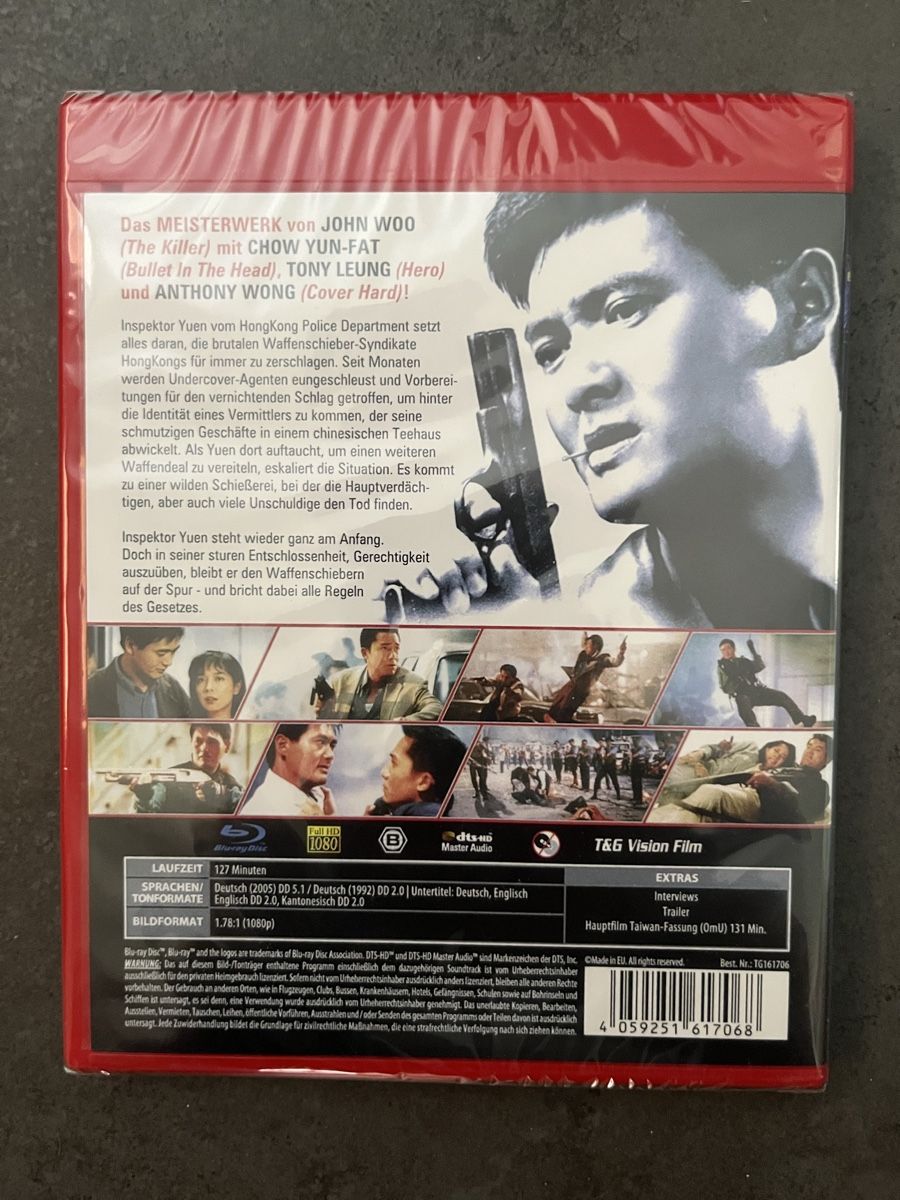 Tutti i DVDs: HARD-BOILED (1992) - Ungeschnittene Version – Nuovo e nell'imballaggio originale da Inkwil venduto da RetrOhyeah_Schweiz 1