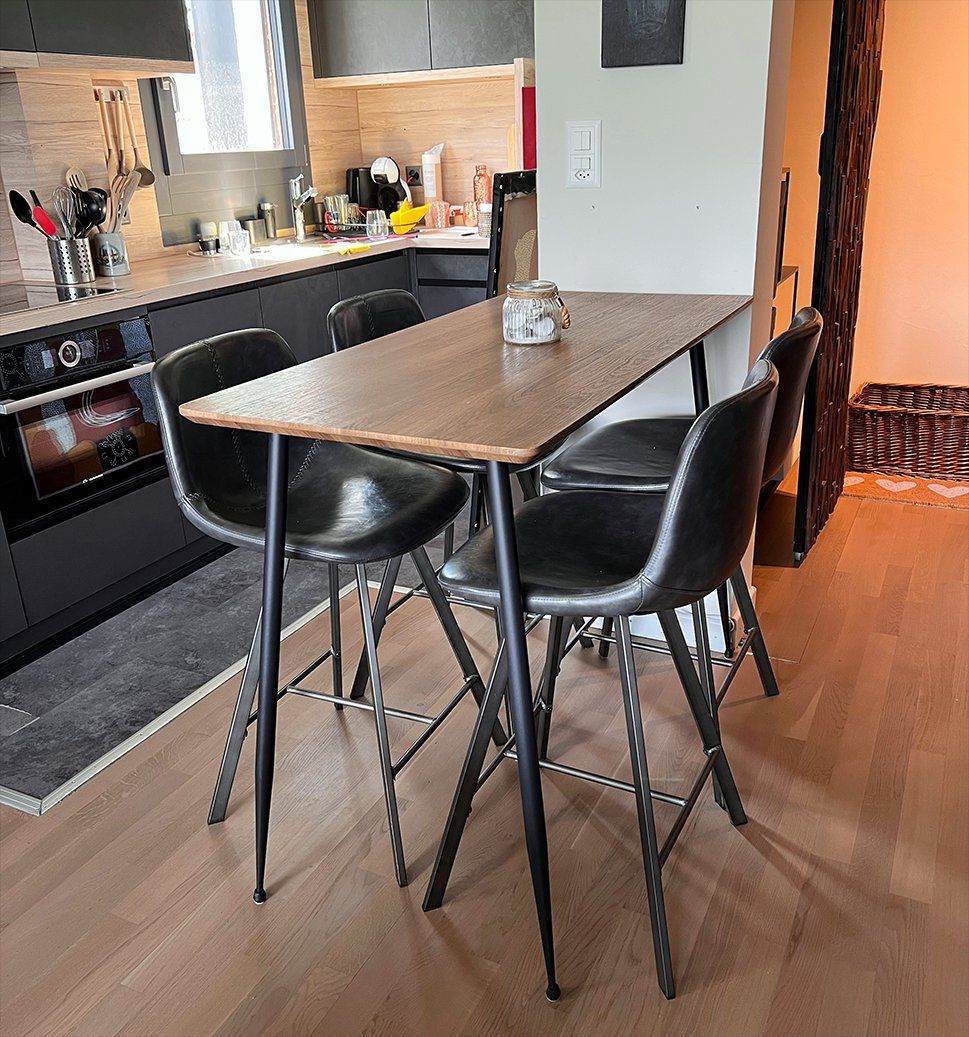 Tischset: Table haute avec 4 chaises-hautes – Gebraucht aus Carrouge VD von ron_k