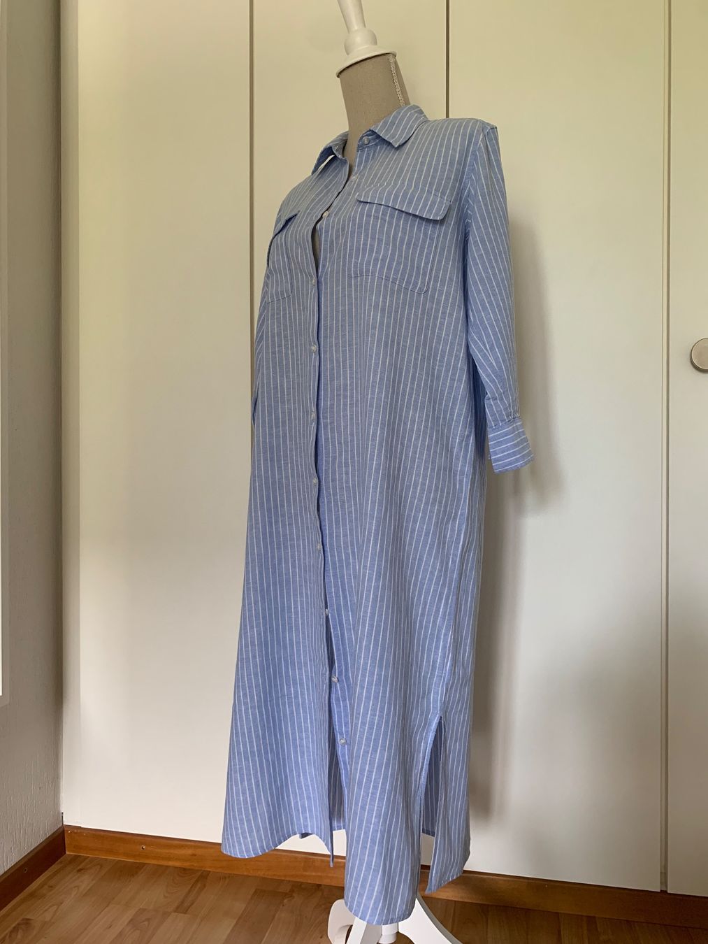 H&M Vestiti: Robe chemise lin et coton taille 34 – Nuovo (secondo la descrizione) da Gland venduto da TallyEva 3