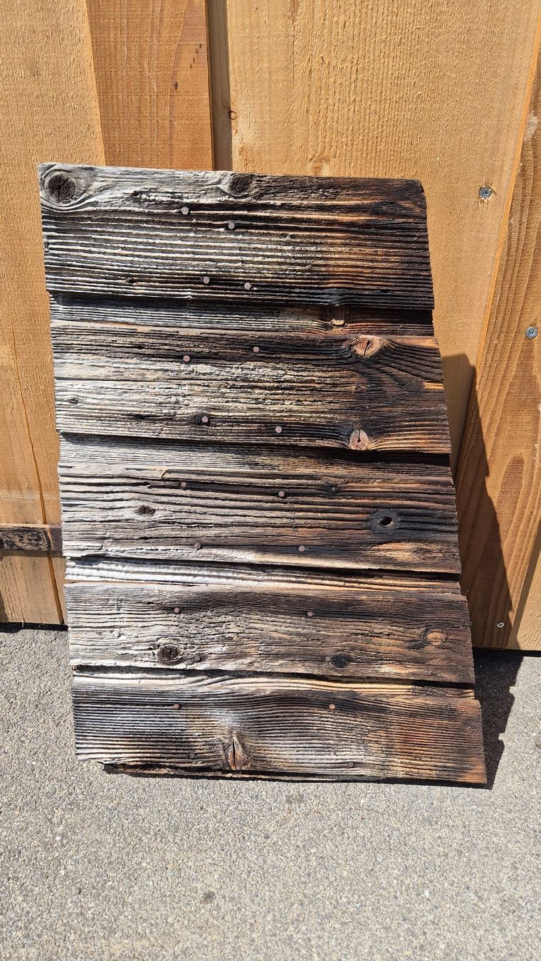 Toutes les décorations: Fassadenbretter, Sabby chic, Altholz ausgewaschen – D'occasion à Wetzikon ZH par Fagus 1