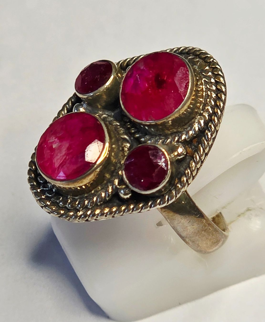 Ringe: Rubin Fingerring in Silber – Neu (gemäss Beschreibung) aus Zürich von Benedikt21 4
