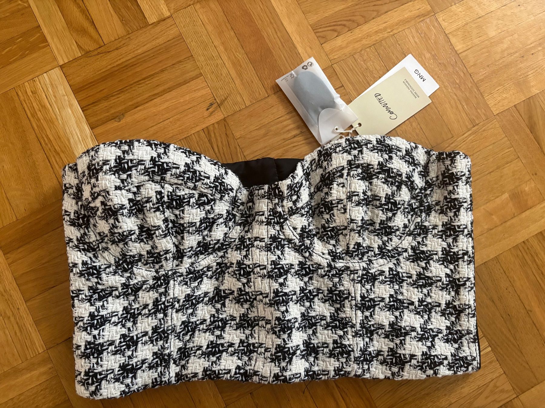 Mango Top: Mango Corset Bustier Gr. M – Nuovo e nell'imballaggio originale da Genève venduto da sunandwind 2