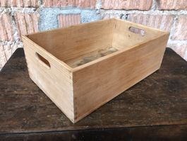 Antike Kiste Aufbewahrungsbox, Sortierbox Industrial Design