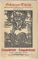 Sanggallerland - Sanggallerbruuch 1928