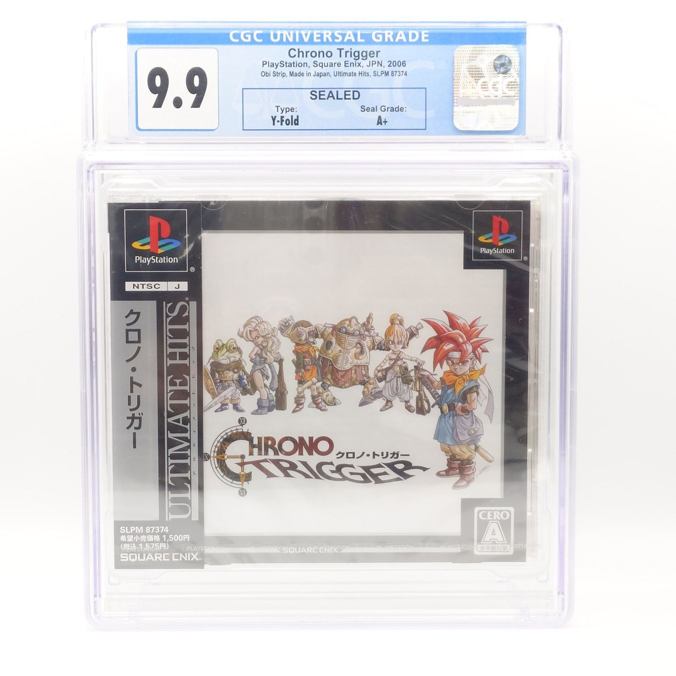 Sony Giochi: Chrono Trigger Ultimate Hits PS1 CGC 9.9 Sealed POP 1? – Nuovo e nell'imballaggio originale da Galgenen venduto da Vintage_Sammler