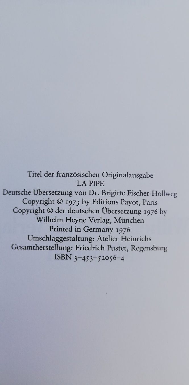 Tabakpfeifen & Zubehör: Buch: Von der Schönheit der Pfeife – Gebraucht aus Thun von Matthias72 2