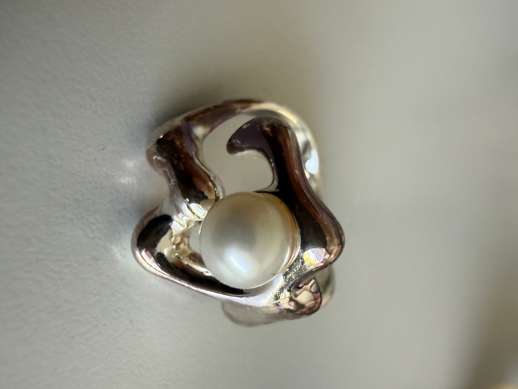 Anelli: Schöner Ring Modeschmuck mit Perle – Usato da Kirchdorf AG venduto da coco123 1